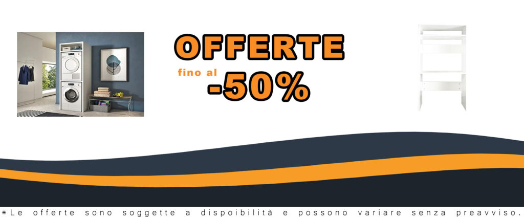 Arredo Stock Mobile a colonna bianco per lavatrice e asciugatrice, dimensioni 70x64x203 cm