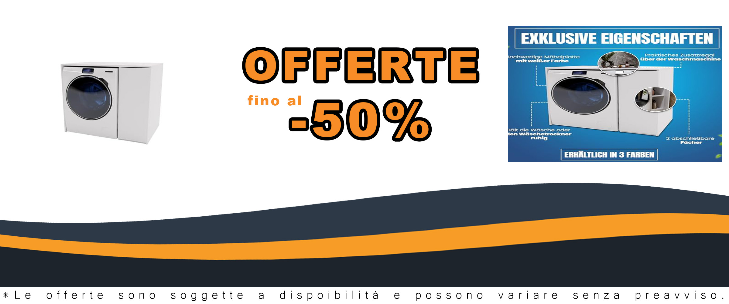 MRBLS_HOME Armadio per lavatrice 96 x 88,5 x 66 cm (larghezza x altezza x profondità) – Armadio per lavatrice – Minimalista sovrapiano lavatrice o asciugatrice – Moderna lavatrice asciugatrice
