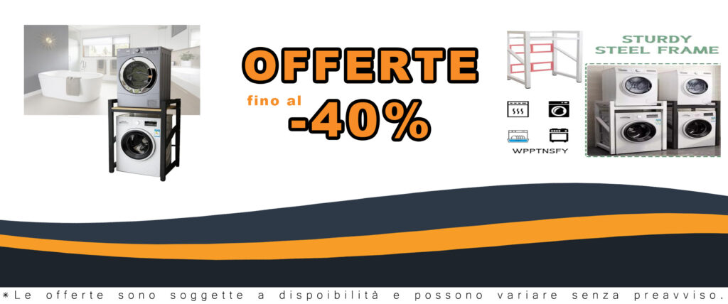 Supporto Lavatrice Asciugatrice WPPTNSFY in Metallo, Mobile per Lavatrice, Kit Impilabile, Regolabile in Altezza, con Capacità di Carico 300 kg