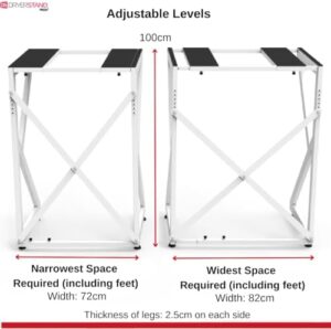 DS DRYERSTAND Supporto per asciugatrice Maxi kit impilabile portatile regolabile per caricatore anteriore