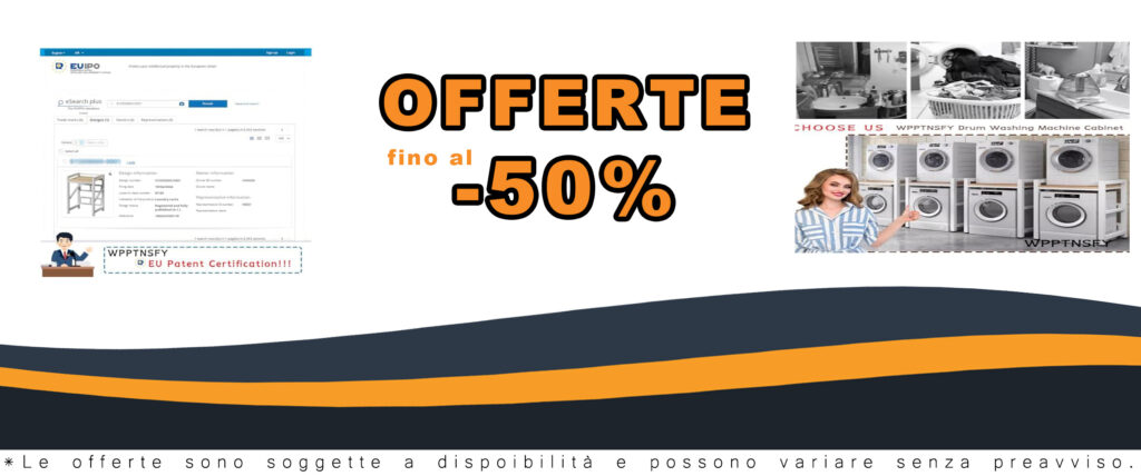WPPTNSFY Mobile Lavatrice Asciugatrice in Metallo con supporto regolabile in altezza, capacità di carico 300 kg, perfetto per bagno e cucina.