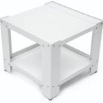 Supporto Xavax con spazio per accessori per lavatrice e asciugatrice, design robusto e pratico