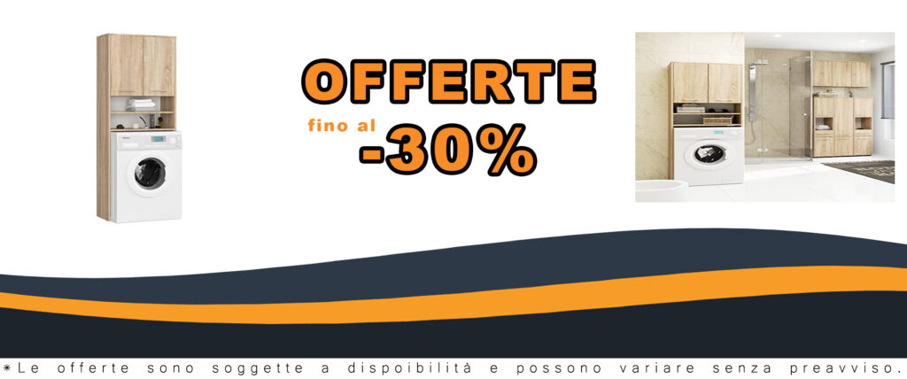 BDW Mobile armadio per lavatrice, 180 x 64 x 30 cm, mobile alto per il bagno con scaffali, colore rovere sonoma