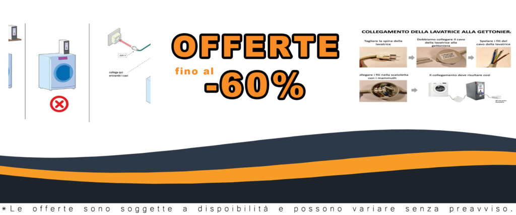 Gettoniera per lavatrice domestica - Ideale per B&B, case vacanze e lavanderie condominiali