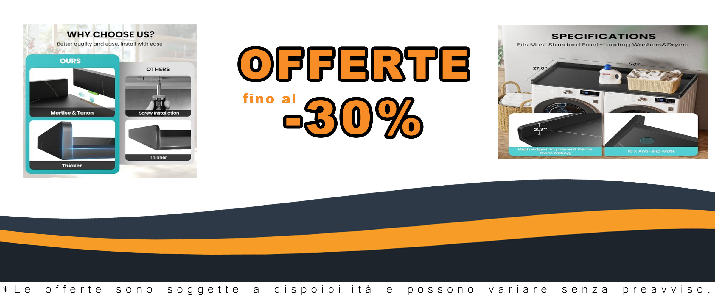 PatioPerk Protezione per Lavatrice e Asciugatrice, Pieghevole con Tappetino Antiscivolo, 69,8 x 137,2 cm