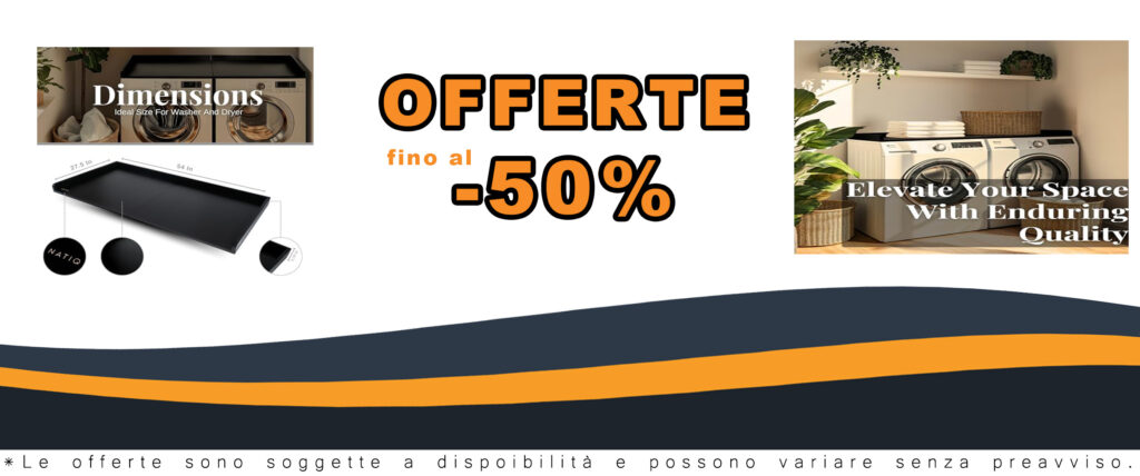 NATIQ Lavatrice Asciugatrice Controsoffitto Legno – Design Elegante e Funzionale