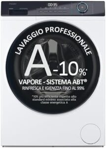 Haier HW70-BP14929-S Serie I-Pro 3, Lavatrice slim 7 Kg a Carica Frontale, 1400 Giri, Programma vapore Refresh, Trattamento Antibatterico