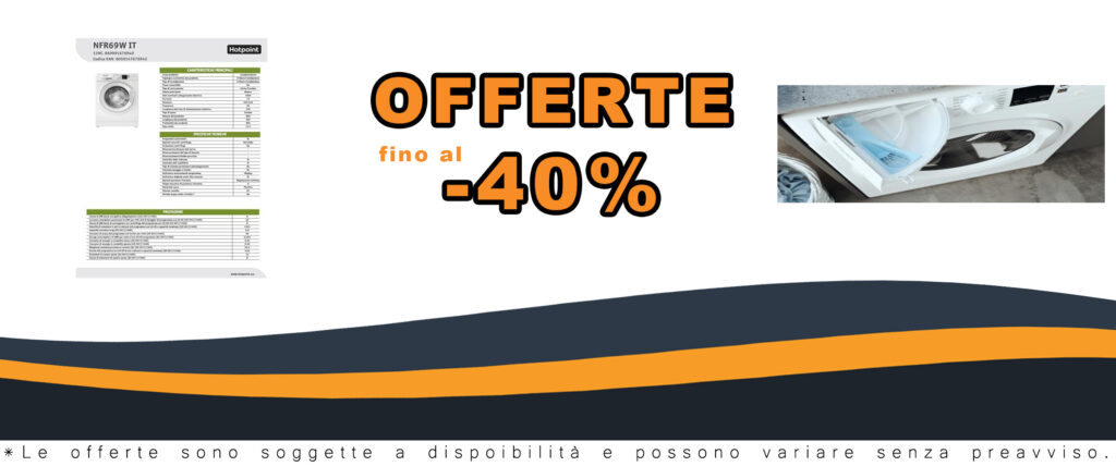 Hotpoint Ariston NFR69W IT lavatrice a carica frontale bianca