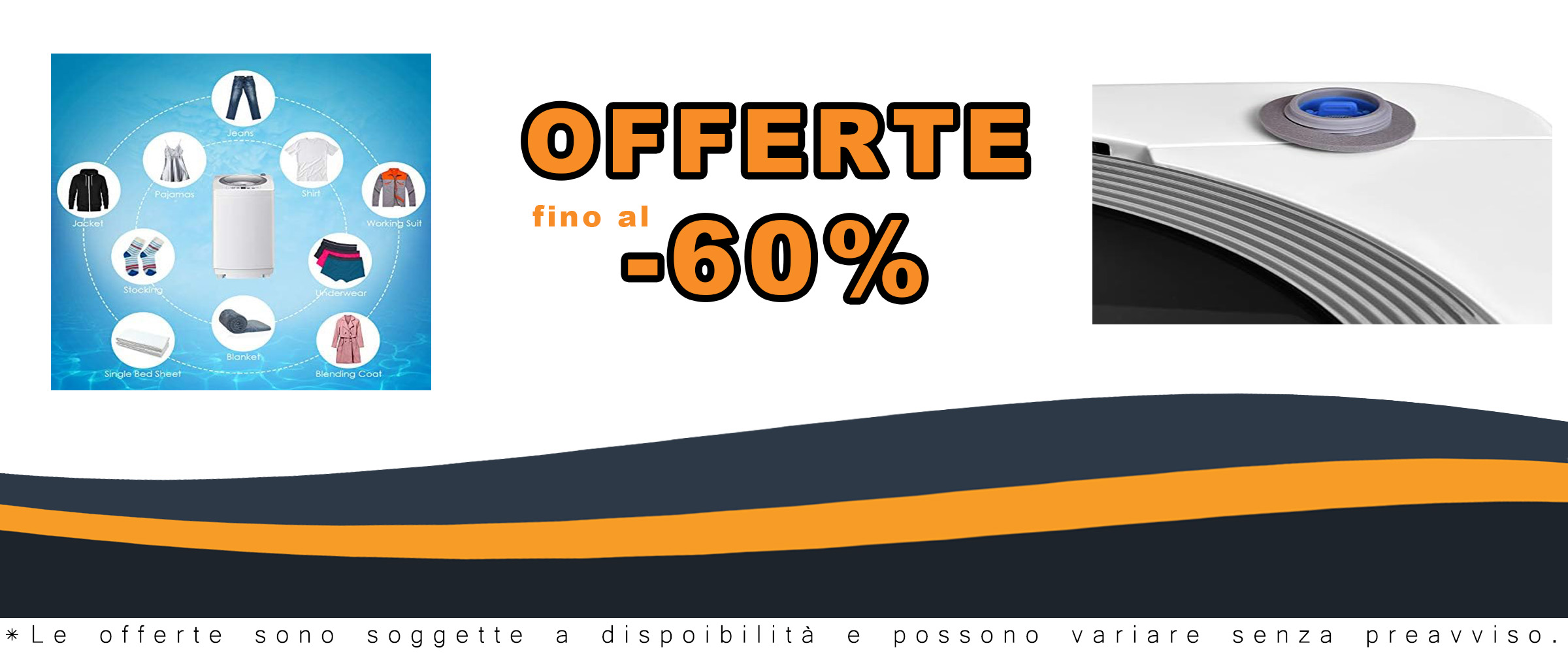 Relax4Life Mini Lavatrice 3,5 kg con Lavaggio Automatico e Caricamento dall'Alto