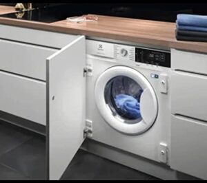 Lavatrice Electrolux Carica Frontale EW7F484BI, 8 kg, Bianca, Classe D, visione frontale