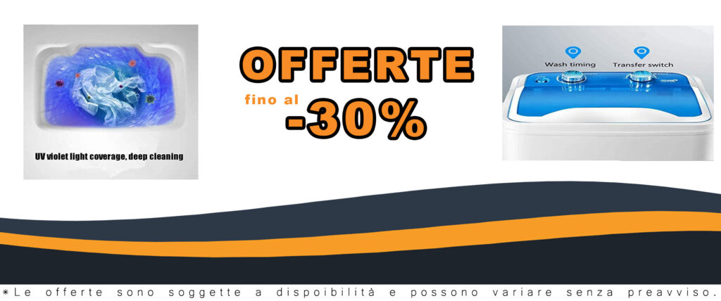 WLL-DP Lavatrice Portatile 7KG - Compatta e funzionale per campeggio e appartamenti