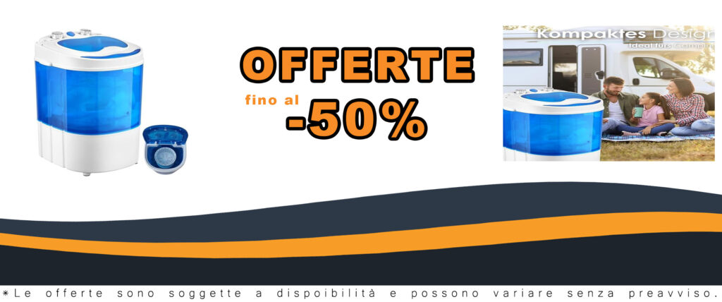 Mini lavatrice con centrifuga fino a 3 kg - Offerte e sconti disponibili