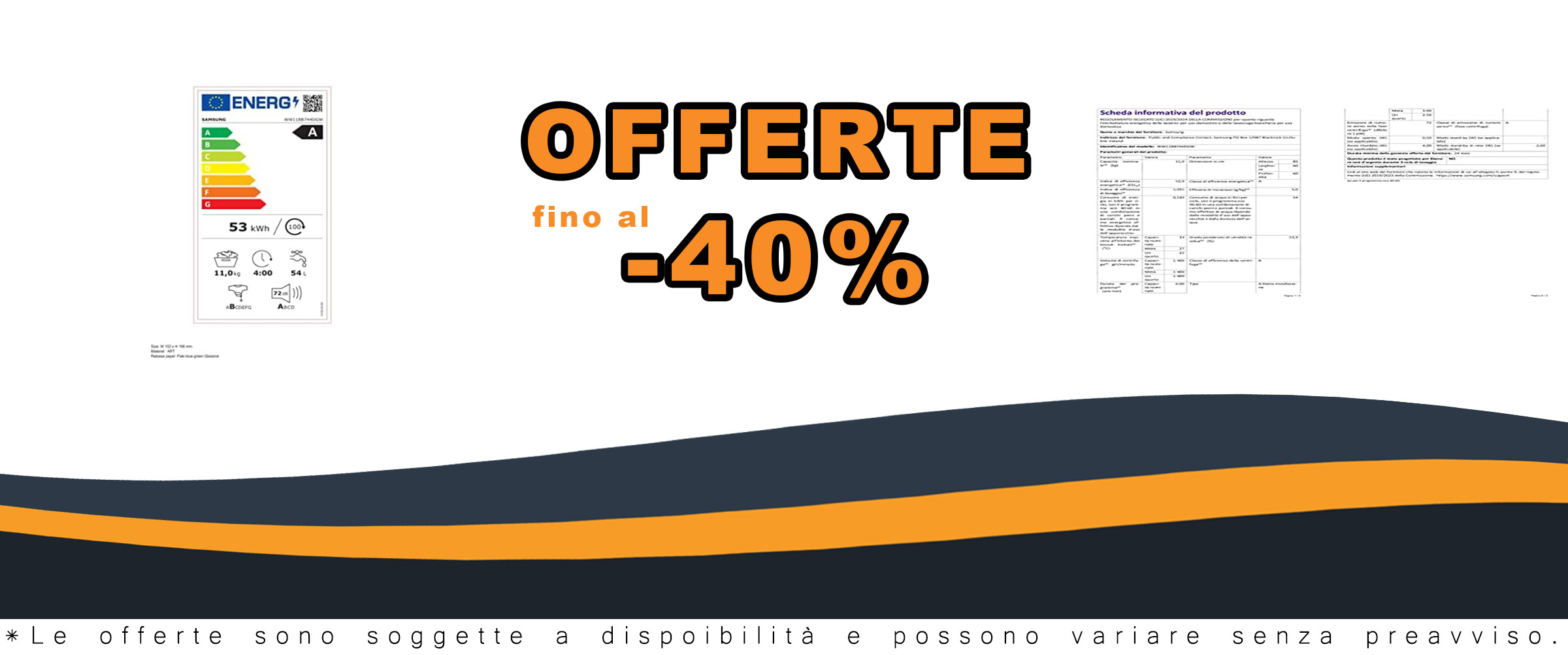 Samsung Lavatrice BESPOKE AI con Ecodosatore, vista frontale bianca con oblò nero, design elegante e funzionale