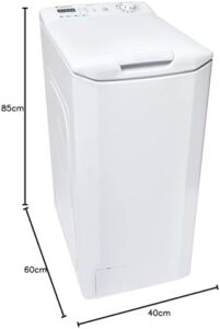 Lavatrice a carica dall'alto Candy Smart CST27LE1S, 7 kg, 1200 giri, connettività NFC