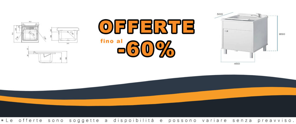 Lavatrice con mobile in PVC bianco 50x45 cm mod. Giardino