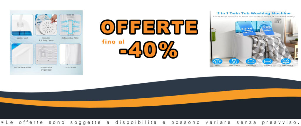 RELAX4LIFE Mini Lavatrice con Centrifuga, lavatrice compatta con capacità di 6,5kg e centrifuga da 2kg per utilizzo in dormitorio e camper
