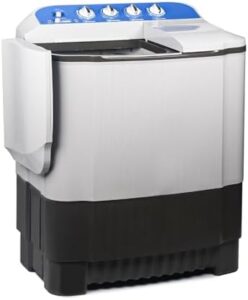 Kazigak Lavatrice portatile semiautomatica da 7 kg con doppia vasca per lavaggio e centrifuga