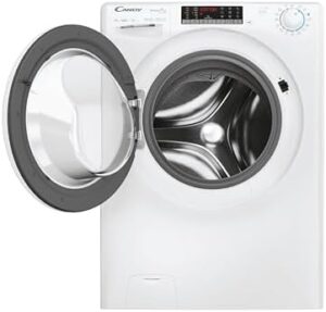 Candy Smart Pro Inverter CSO 6106TWMC1-S, Lavatrice a carica frontale, 10 KG, Classe A-10%, 1600 giri, Cicli Rapidi 