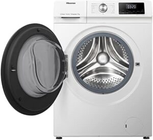Hisense WFQA1014EVJM Lavatrice con funzione vapore, 10 kg, AquaStop, 1400 giri/min  