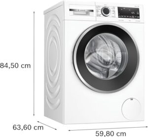 Bosch Elettrodomestici WGG244Z1II Serie 6 Lavatrice a carica frontale, 9 kg, 1400 rpm, Iron Assist, Funzione Aggiungi bucato  