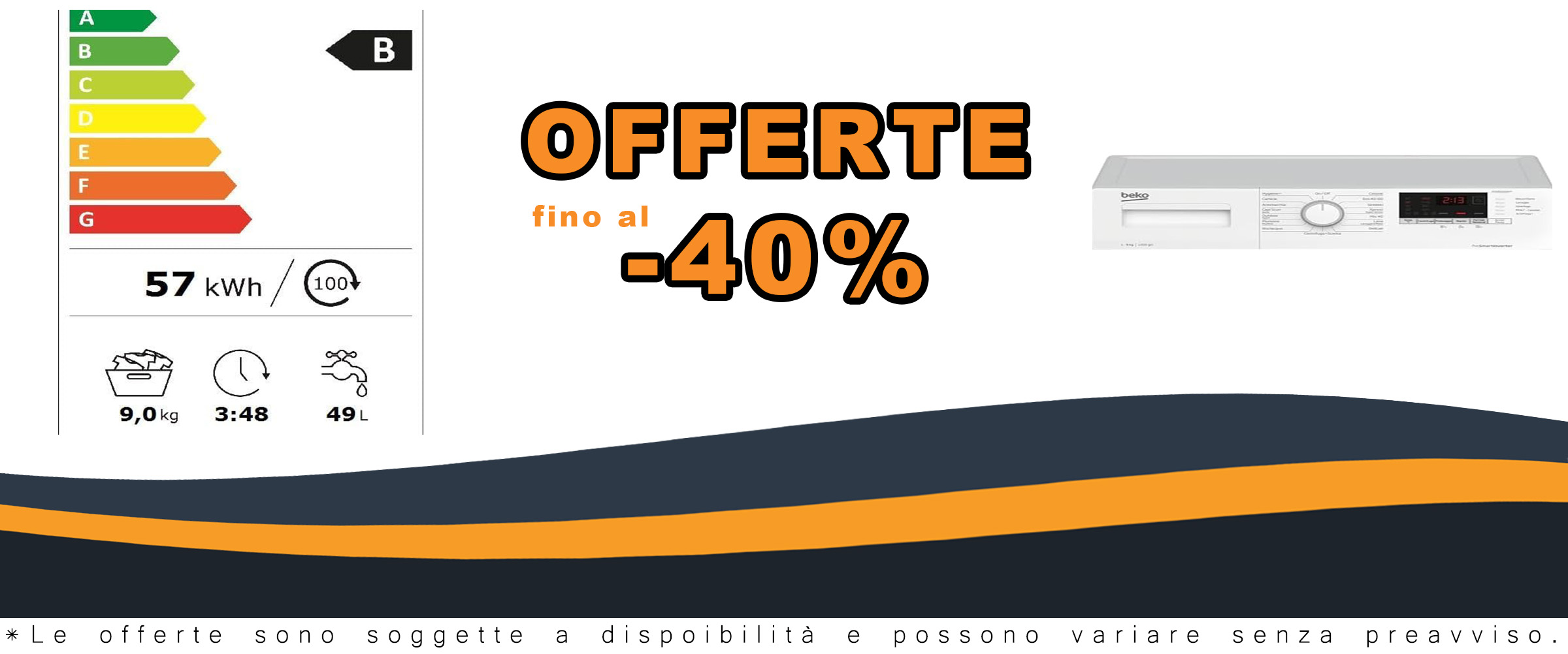 Beko LAVATR.WTX91232WI-IT 9KG B, lavatrice con capacità di 9 kg e funzione SteamCure