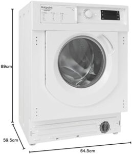 Lavatrice Hotpoint Ariston da incasso a carica frontale 7,0 kg, BI WMHG 71483 EU N