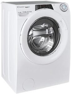 Lavatrice Candy RO 14104DWMT/1-S, 10 Kg, Classe A, 1400 Giri, vista laterale  
