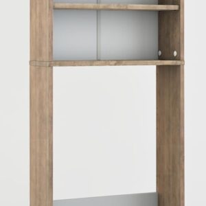 Vicco Mobile lavatrice Bianco/Sonoma 64 x 190 cm, mobile elegante per lavanderia