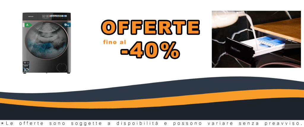 Lavatrice Cecotec 9Kg Carica Frontale Bolero DressCode 9900 Inverter FullColor Steel A con schermo 10,3"