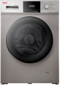 AKAI Lavatrice AQUA101400 Silver VAP.clA vista laterale