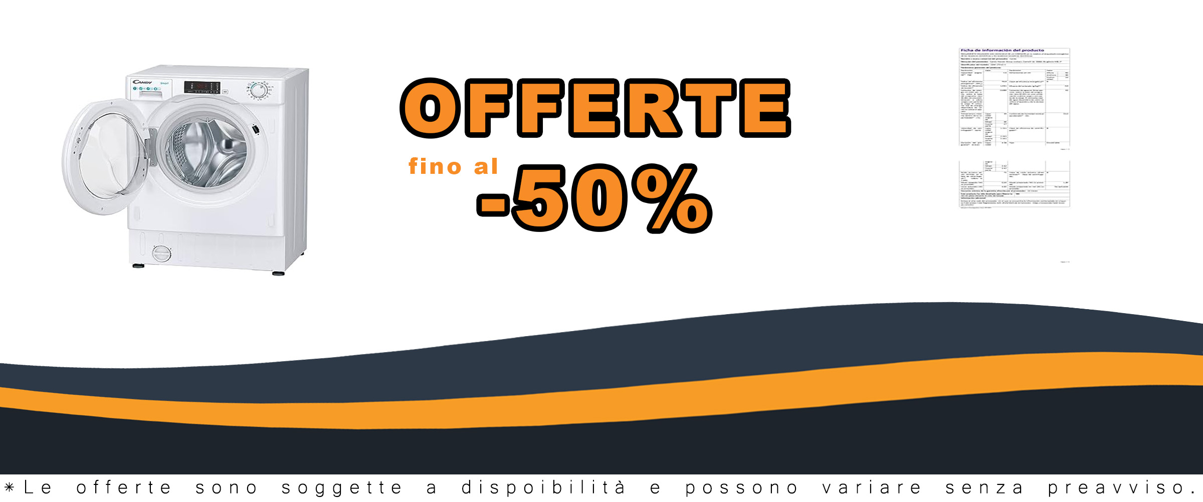 Candy CBW 27D1E-S lavatrice ad integrazione 7 kg 1200 rpm classe D  
