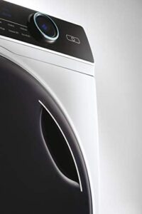 Haier HW120-B14979, lavatrice 12kg bianca con carica frontale, tecnologia micro-vapore I-Refresh e trattamento antibatterico ABT.