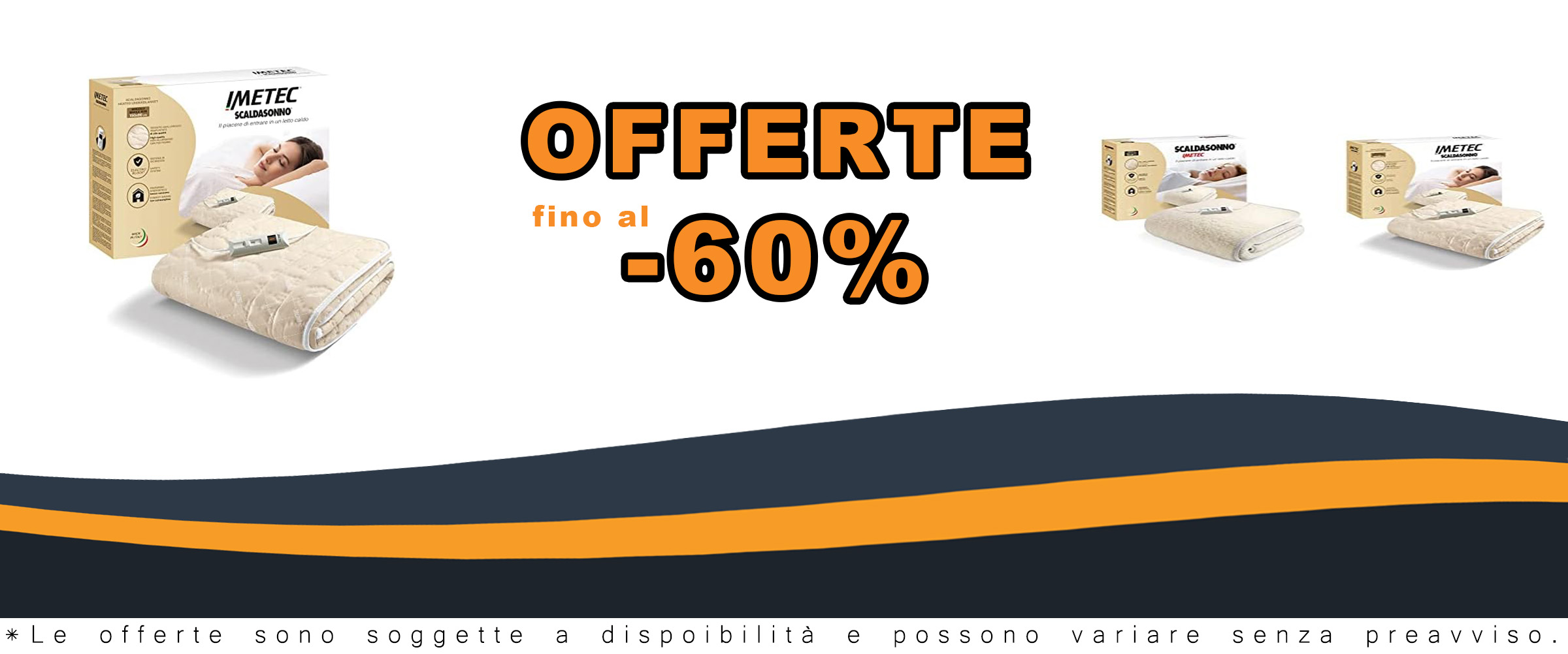 Imetec Scaldasonno Singolo 150x80 cm in lana e merino, con 2 temperature regolabili per il massimo comfort notturno.