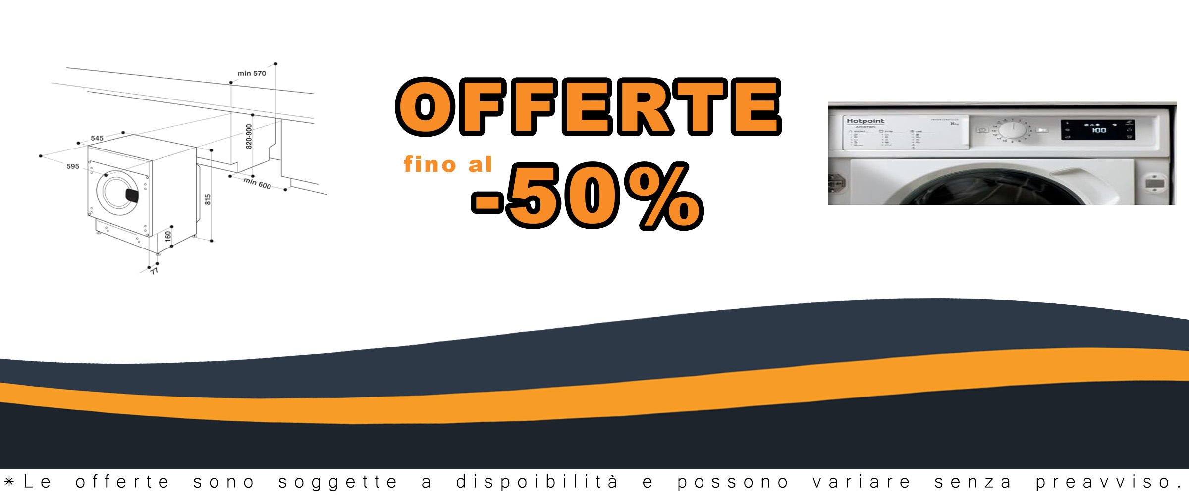 Lavatrice incasso Hotpoint BI WMHG 81485 EU, efficienza energetica A+++, 8 kg di capacità, design moderno e silenzioso.