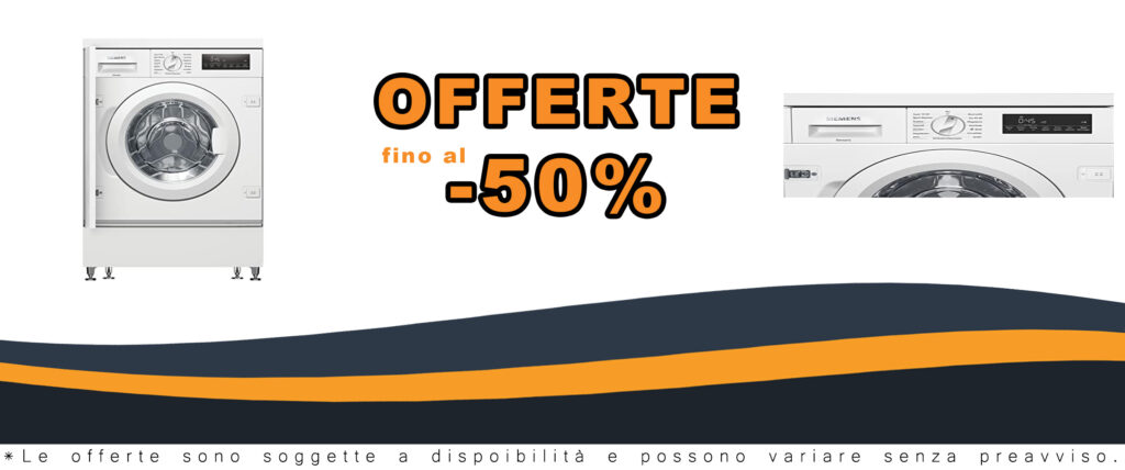 Lavatrice Siemens WI14W443 iQ700 da incasso con display LED, TimeLight e 1400 giri/min.