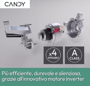 Candy RapidÓ Lavasciuga 9+6 Kg con Wi-Fi e controllo da app hOn, classe A/D, 1400 giri e opzione vapore