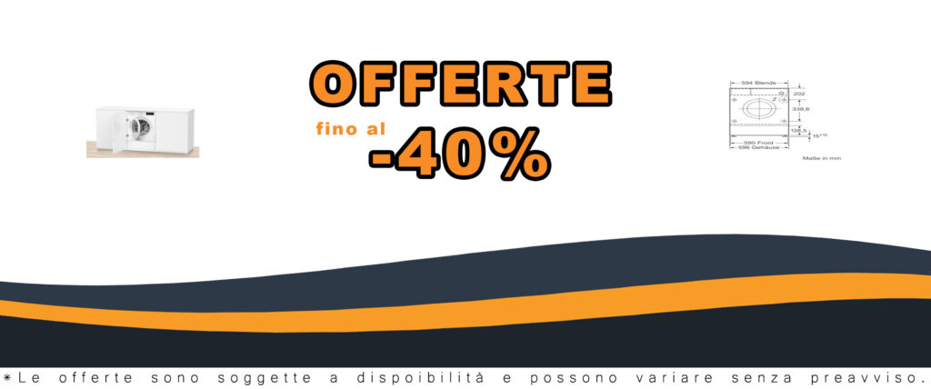 Bosch WIW28443 Serie 8, lavatrice da incasso bianca con 8 kg di capacità, 1400 giri/min e codice sconto esclusivo.