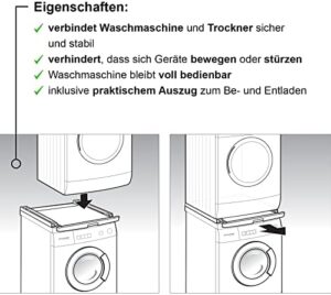 Kit di congiunzione Bosch WTZ11400 per unire lavatrice e asciugatrice in modo stabile e sicuro