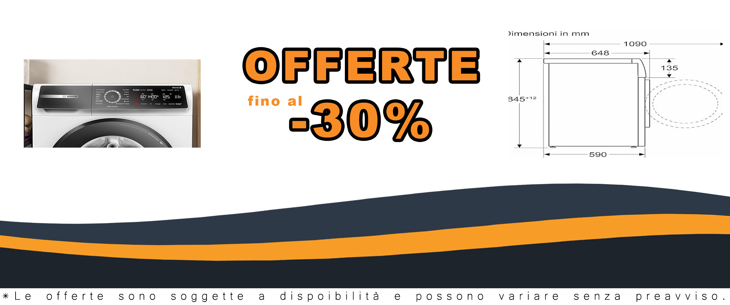 Bosch WGB24400IT Serie 8 Lavatrice a carica frontale, 9 kg, 1400 rpm, con funzione Iron Assist per ridurre le pieghe fino al 50% e Home Connect