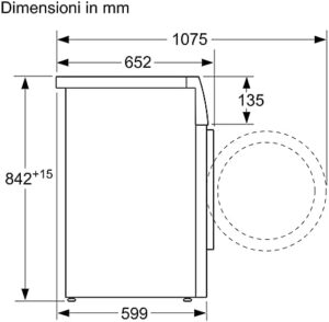 Bosch Elettrodomestici Asciugatrice Serie 4, a pompa di calore, 8 kg, classe A++