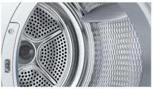 Bosch WTH8300DFR, Serie 4, asciugatrice a pompa di calore, 8 kg, bianca, perfetta per il risparmio energetico e la cura dei tuoi capi.