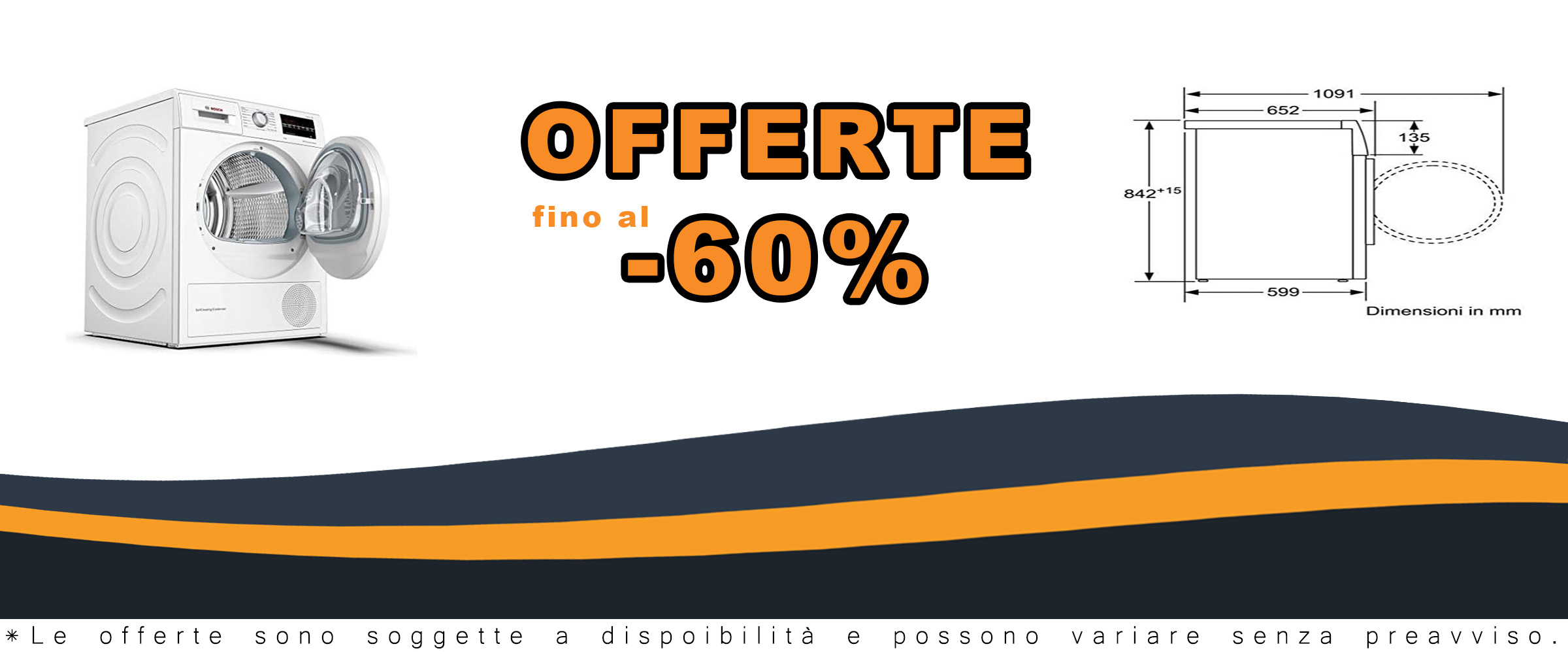 Asciugatrice Bosch Serie 6 WTW85448IT da 8 kg con tecnologia Anti-Vibrazioni e efficienza energetica A++