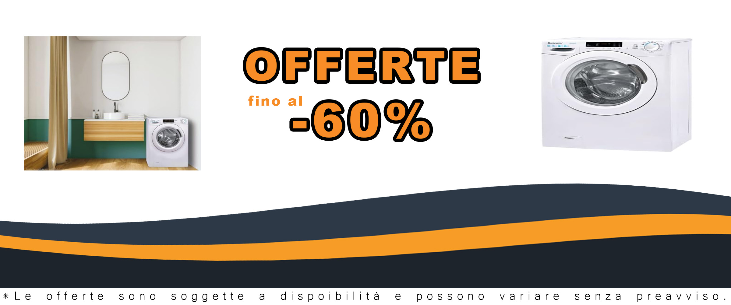 Lavatrice CS1292DW4-11 da 9 kg, Classe D, 1200 giri: efficienza e capacità per il tuo bucato.