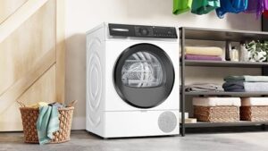 Bosch WQH245A0IT Serie 6 Asciugatrice a pompa di calore, 9 kg, condensatore autopulente, Iron Assist, Home Connect