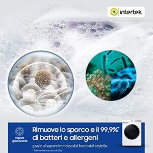 Samsung Lavatrice Ai Control UltraWash WW90T734DWH/S3, tecnologia WiFi e vapore per un lavaggio perfetto
