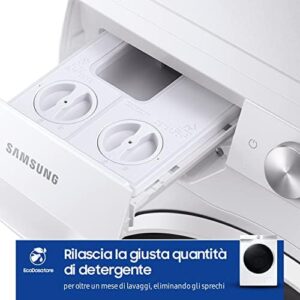 Samsung Lavatrice Ai Control UltraWash WW90T734DWH/S3, tecnologia WiFi e vapore per un lavaggio perfetto