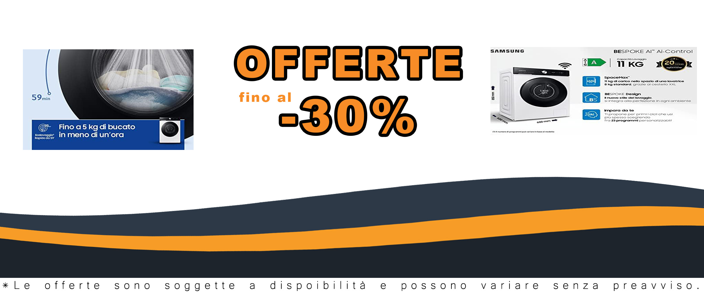 Lavatrice 11 Kg Classe A 1400 giri Inverter WW11BB704DGE con motore Inverter e alta efficienza energetica  