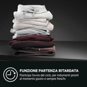 AEG Serie 6000 Lavatrice a Carica Frontale 8 kg L6FBI6W8 con Tecnologia ProSense® e Cesto Gentle Care, Classe A