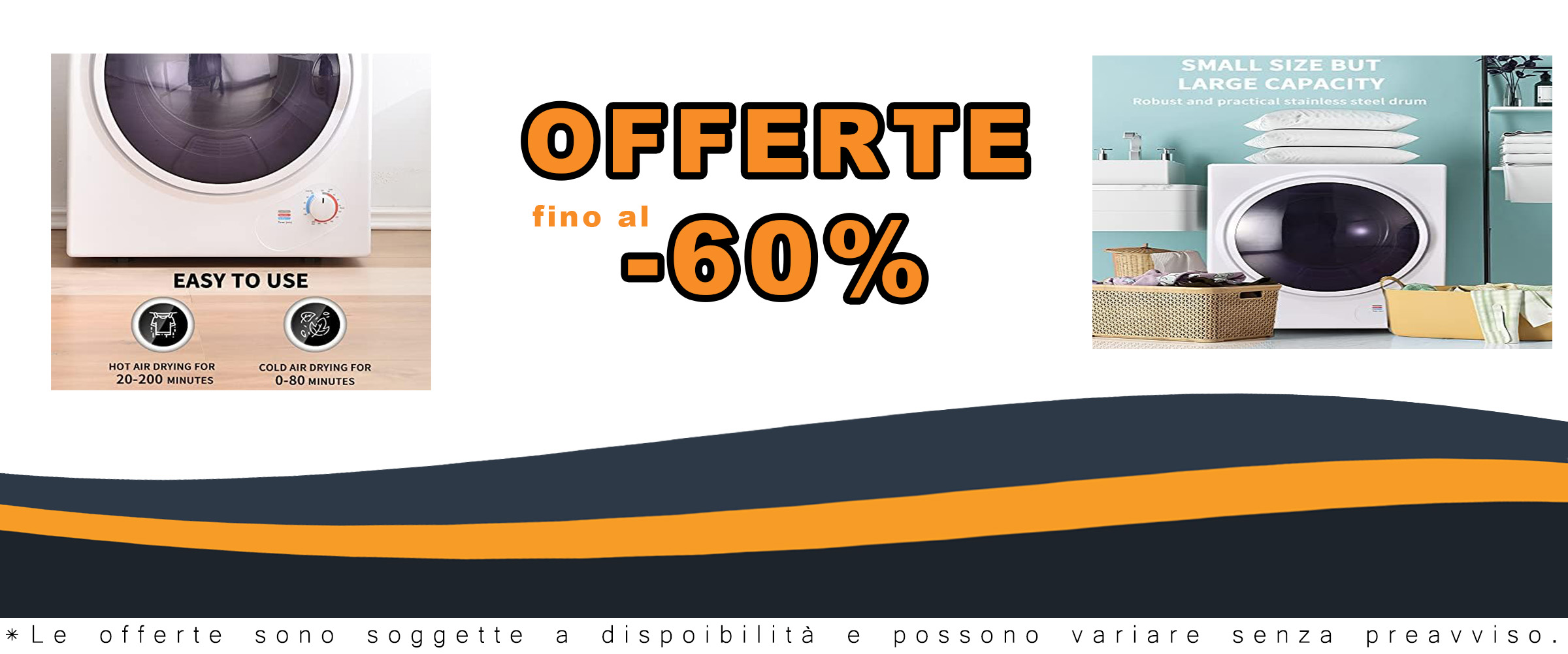 Asciugatrice Rtopsu 850W 2,5Kg, elegante e compatta, ideale per spazi ridotti, con tecnologia a pompa di calore e riscaldamento in ceramica PTC.