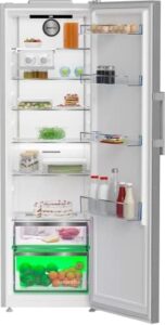 Frigorifero BEKO - B5RMLNE444HX in inox, con display touch e tecnologia Total NO FROST, 381 litri di capacità.